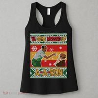 Ya Done Messed Up A A Ron Ugly Christmas Funny Women's Tank Top thumb 3