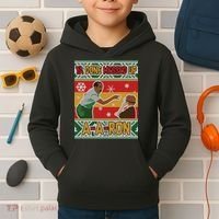 Ya Done Messed Up A A Ron Ugly Christmas Funny Kids Hoodie thumb 2