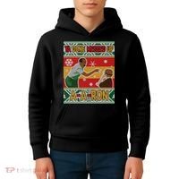 Ya Done Messed Up A A Ron Ugly Christmas Funny Kids Hoodie thumb 4