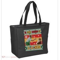 Ya Done Messed Up A A Ron Ugly Christmas Funny Tote Bag thumb 2