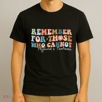 Alzheimers Awareness Remember For Those Who Can Not T-Shirt thumb 3