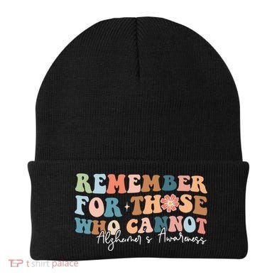 Alzheimers Awareness Remember For Those Who Can Not Beanie