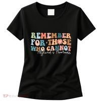 Alzheimers Awareness Remember For Those Who Can Not Women's T-Shirt thumb 0
