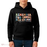 Alzheimers Awareness Remember For Those Who Can Not Kids Hoodie thumb 4