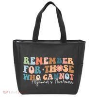 Alzheimers Awareness Remember For Those Who Can Not Tote Bag thumb 0