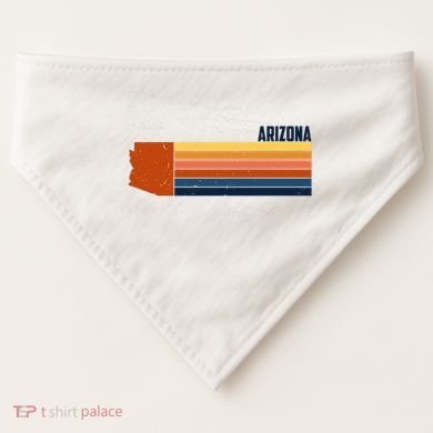 Retro Vintage Arizona USA-Made Doggie Bandana