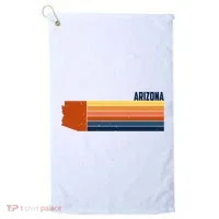 Retro Vintage Arizona Golf Towel thumb 0