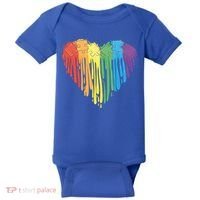 Autism Awareness Rainbow Puzzle Heart Baby Bodysuit thumb 0