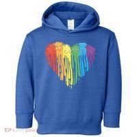 Autism Awareness Rainbow Puzzle Heart Toddler Hoodie thumb 0