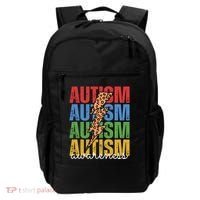 Autism Awareness Retro Cheetah Lightning Backpack thumb 0