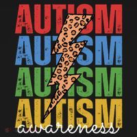 Autism Awareness Retro Cheetah Lightning Tote Bag thumb 4