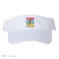 Autism Awareness Retro Cheetah Lightning Visor thumb 0