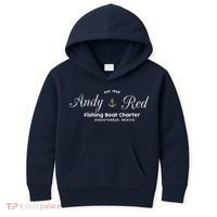 Andy And Red Fishing Charter Zihuatanejo Kids Hoodie thumb 0