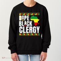 African American Religious Proud Dope Black Clergy Women's Sweatshirt thumb 0