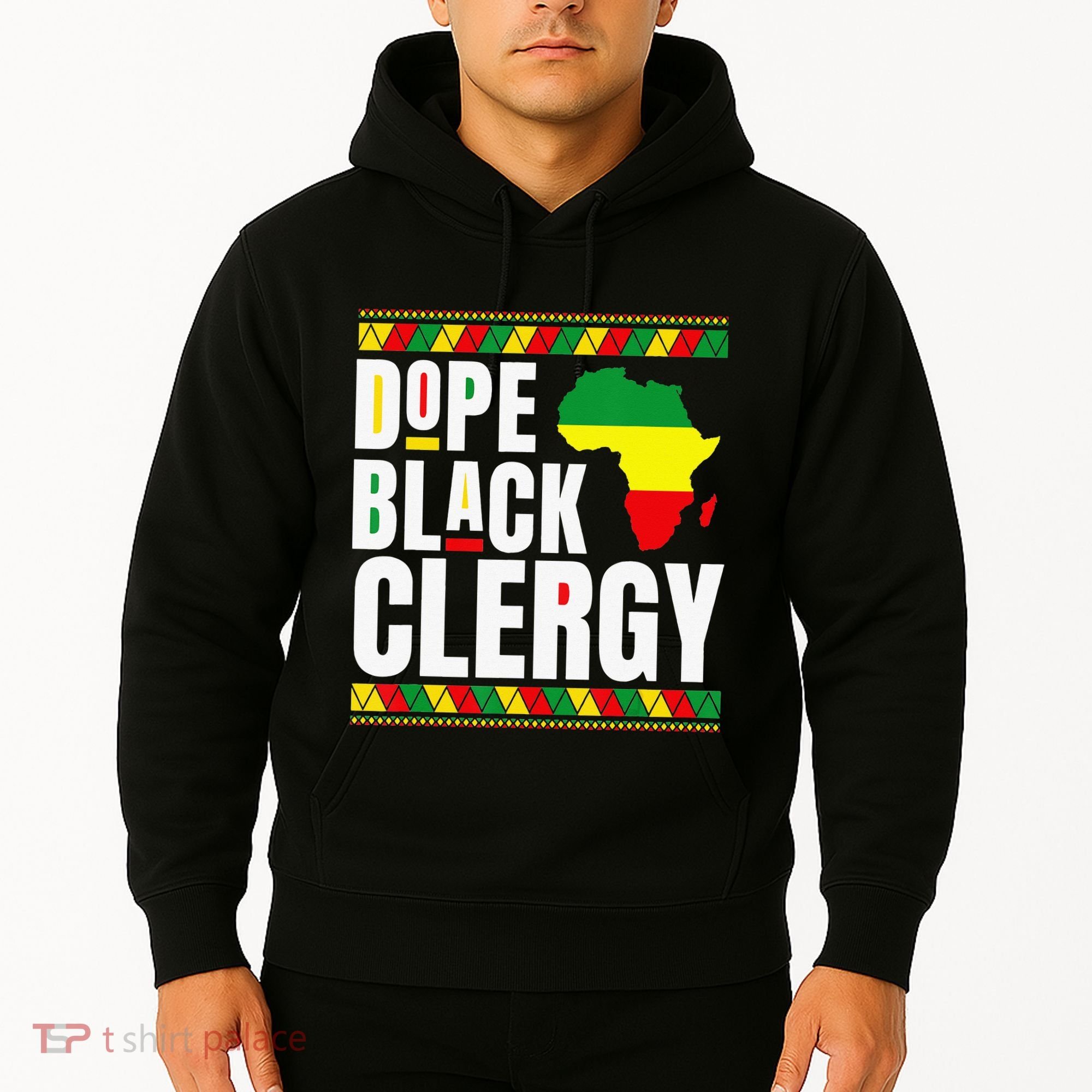 African American Religious Proud Dope Black Clergy Hoodie