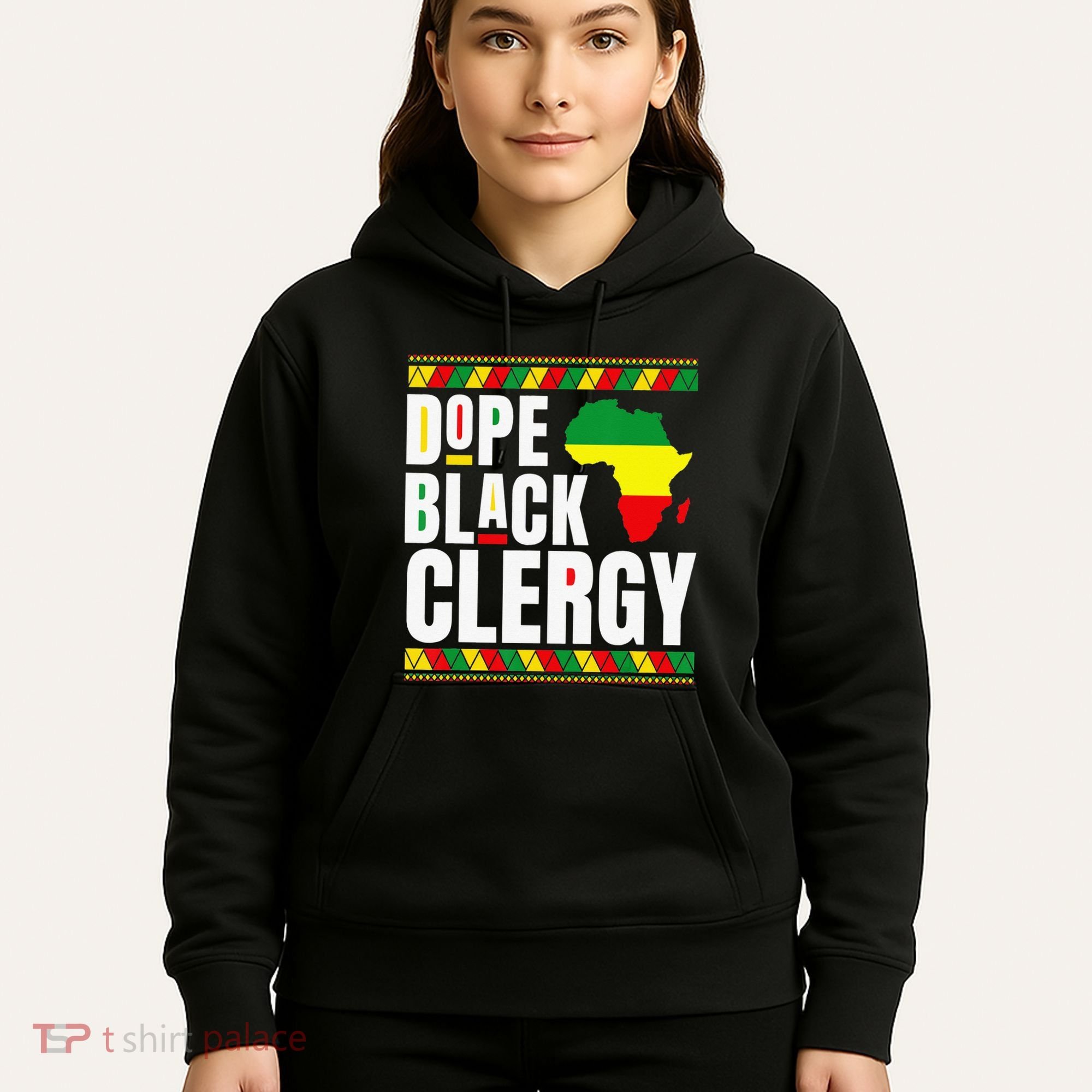 African American Religious Proud Dope Black Clergy Hoodie