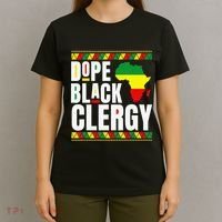 African American Religious Proud Dope Black Clergy T-Shirt thumb 4