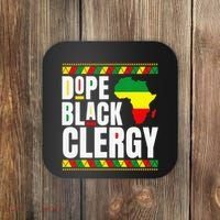 African American Religious Proud Dope Black Clergy Coaster thumb 0