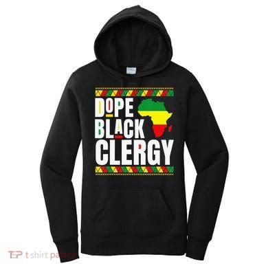 African American Religious Proud Dope Black Clergy Women's Hoodie