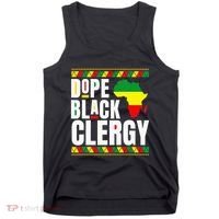 African American Religious Proud Dope Black Clergy Tank Top thumb 0