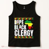 African American Religious Proud Dope Black Clergy Tank Top thumb 2