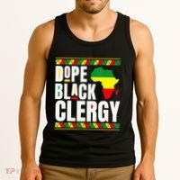 African American Religious Proud Dope Black Clergy Tank Top thumb 3