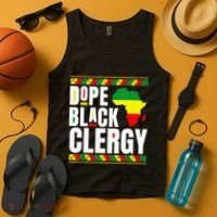 African American Religious Proud Dope Black Clergy Tank Top thumb 4