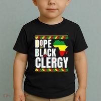 African American Religious Proud Dope Black Clergy Toddler T-Shirt thumb 2