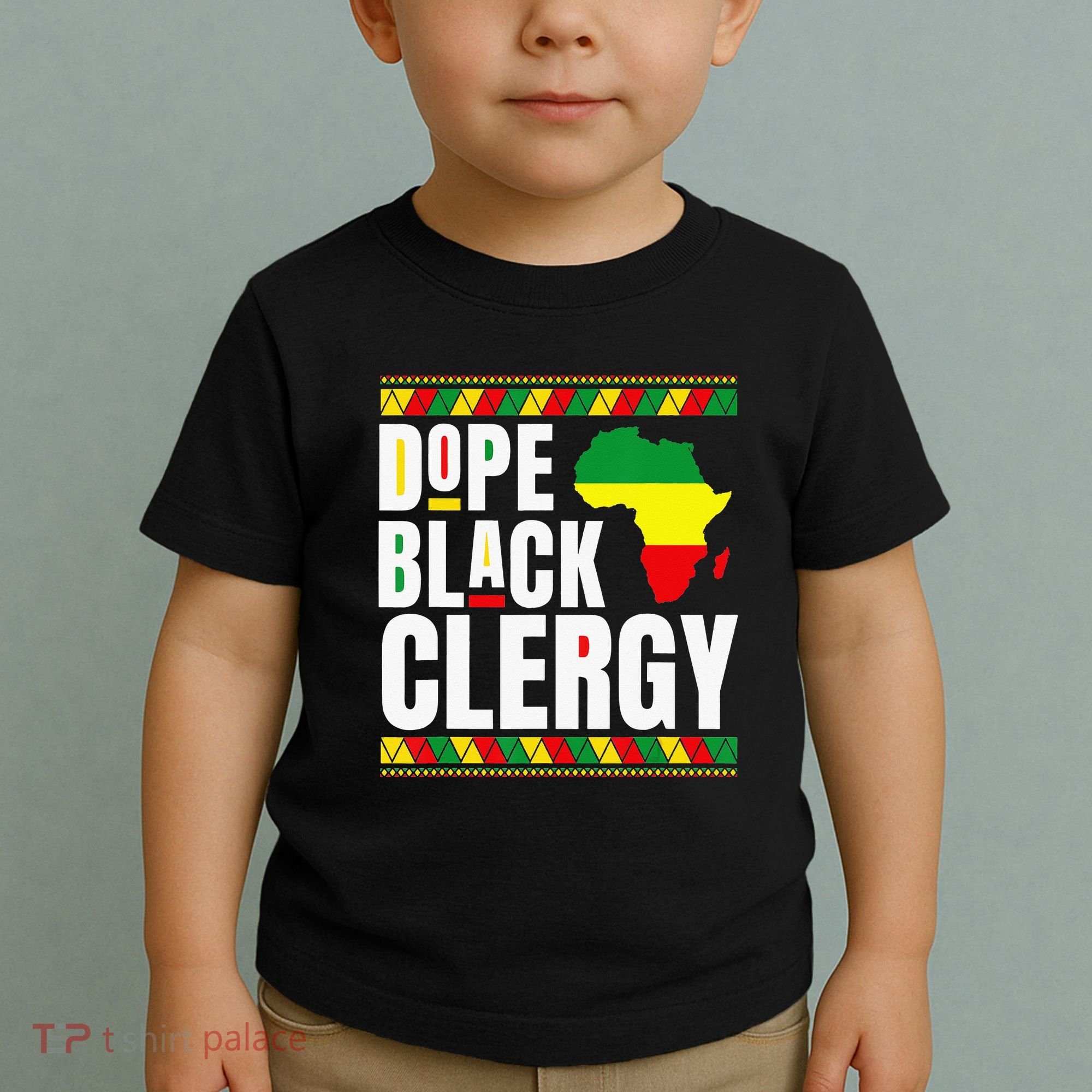 African American Religious Proud Dope Black Clergy Toddler T-Shirt