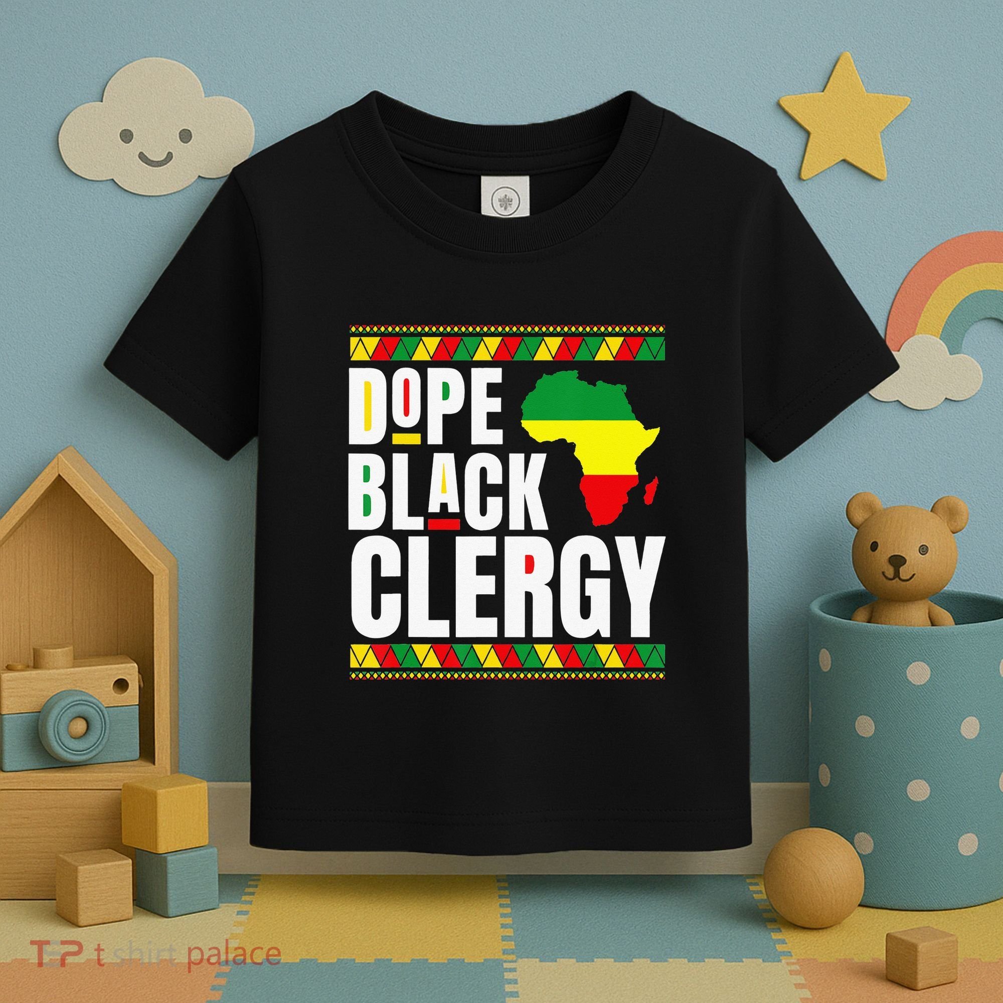 African American Religious Proud Dope Black Clergy Toddler T-Shirt