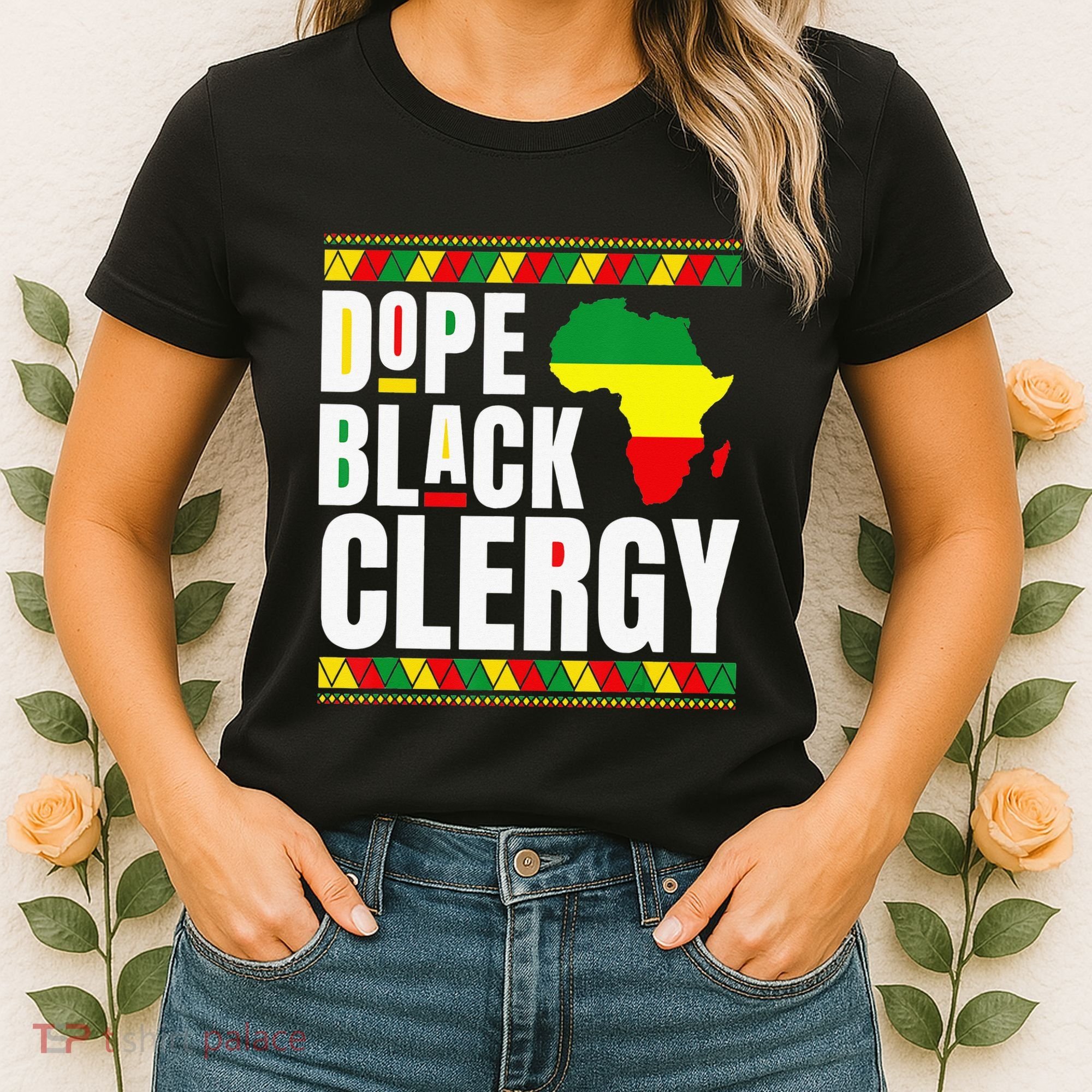 African American Religious Proud Dope Black Clergy Women's T-Shirt