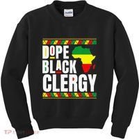 African American Religious Proud Dope Black Clergy Kids Sweatshirt thumb 0