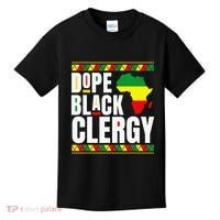 African American Religious Proud Dope Black Clergy Kids T-Shirt thumb 0