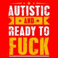 Autistic And Ready To Fuck Funny Autism Gift Santa Hat thumb 1