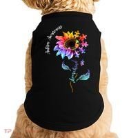 Autism Awareness Rainbow Sunflower Doggie Tank thumb 0