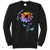 Autism Awareness Rainbow Sunflower Sweatshirt thumb 0