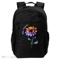 Autism Awareness Rainbow Sunflower Backpack thumb 0