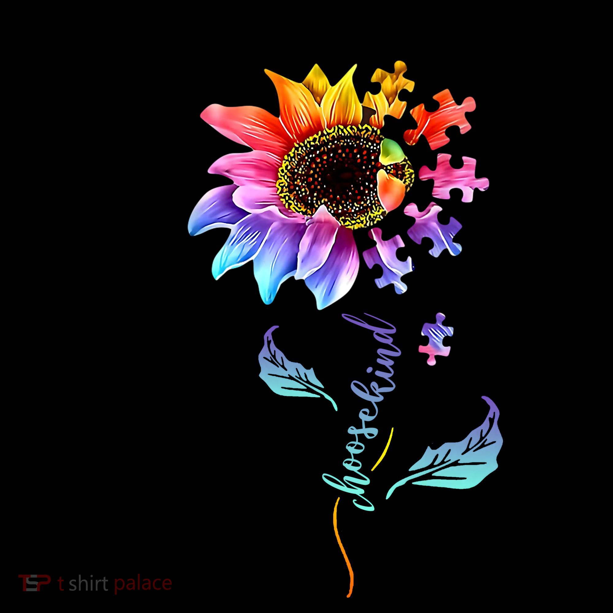 Autism Awareness Rainbow Sunflower Coffee Mug