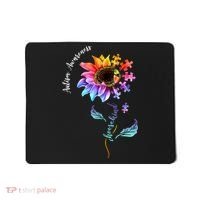 Autism Awareness Rainbow Sunflower Mousepad thumb 0
