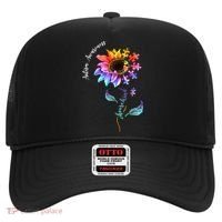 Autism Awareness Rainbow Sunflower Hat thumb 0