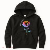 Autism Awareness Rainbow Sunflower Kids Hoodie thumb 0