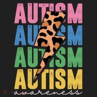 Autism Awareness Retro Cheetah Women's Sweatshirt thumb 2