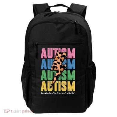 Autism Awareness Retro Cheetah Backpack