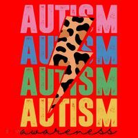 Autism Awareness Retro Cheetah Santa Hat thumb 1