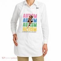 Autism Awareness Retro Cheetah Apron thumb 2