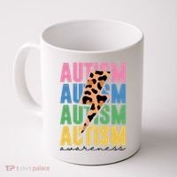 Autism Awareness Retro Cheetah Coffee Mug thumb 0