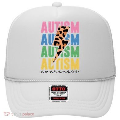 Autism Awareness Retro Cheetah Hat