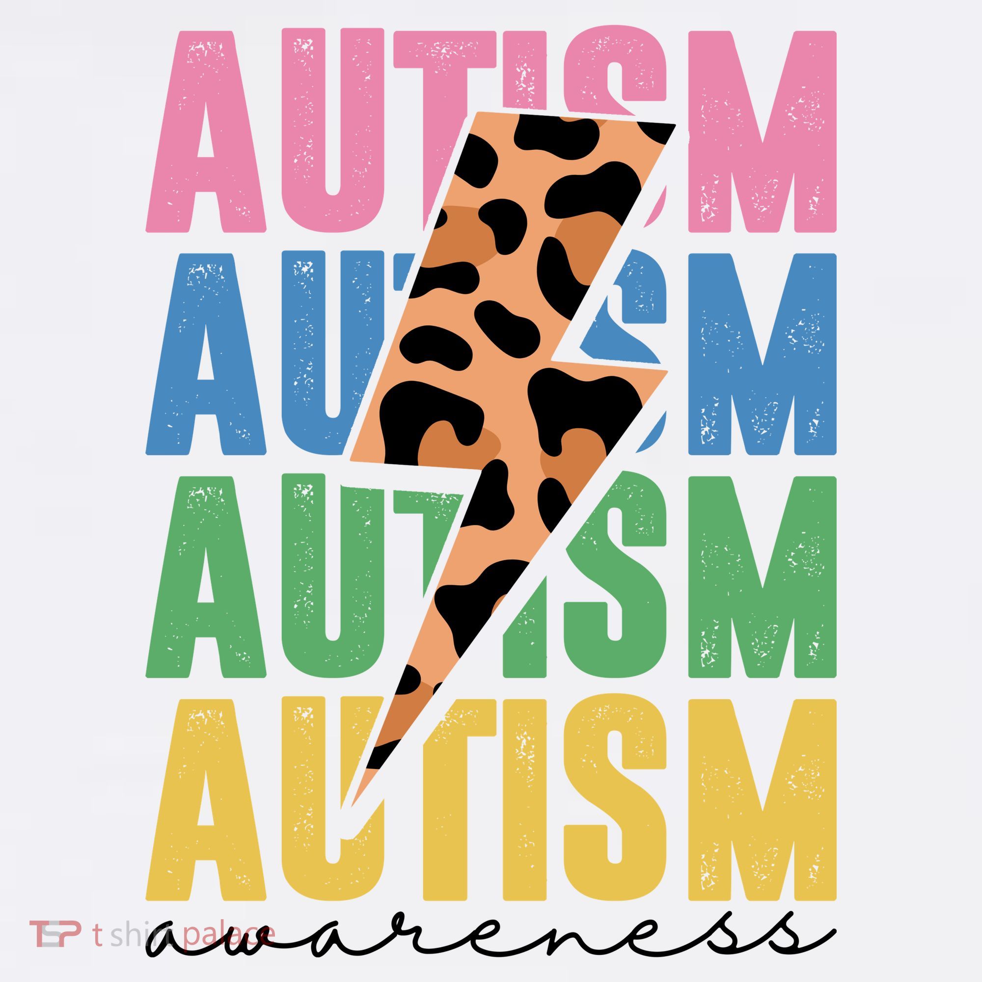 Autism Awareness Retro Cheetah Visor