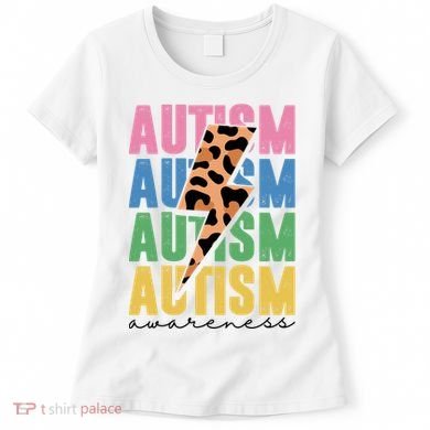 Autism Awareness Retro Cheetah Women's T-Shirt