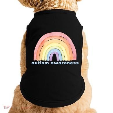 Autism Awareness Rainbow Doggie Tank
